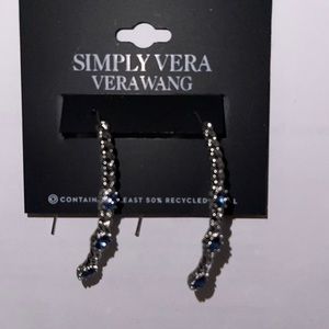 Vera Wang long earrings, never worn.
